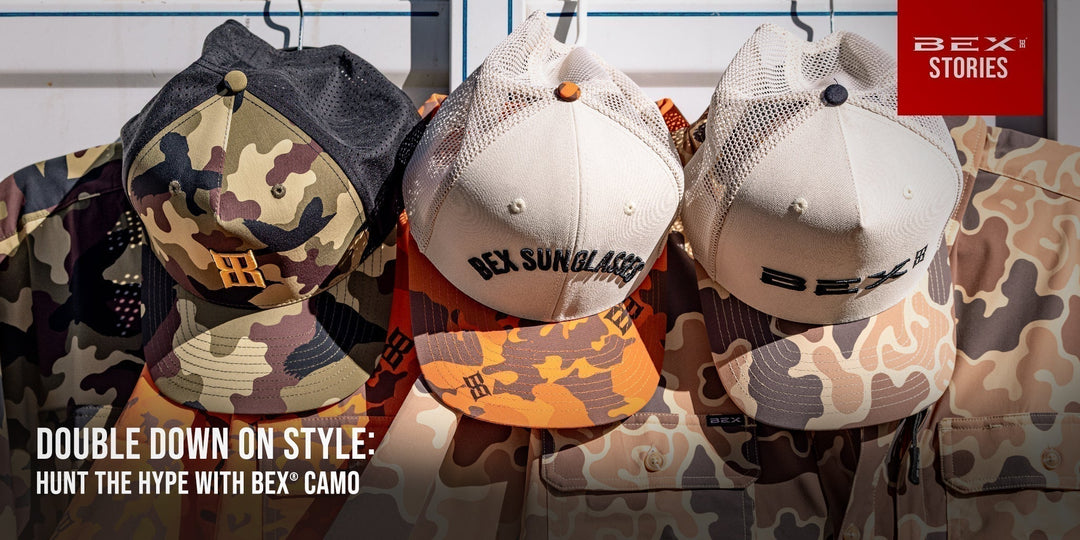 Double Down on Style:<p>Hunt the Hype with BEX® Camo