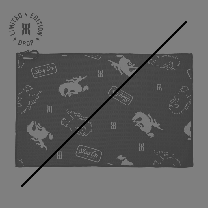 BUCKIN' GOLF WAFFLE WEAVE TOWEL [LIMITED EDITION]
