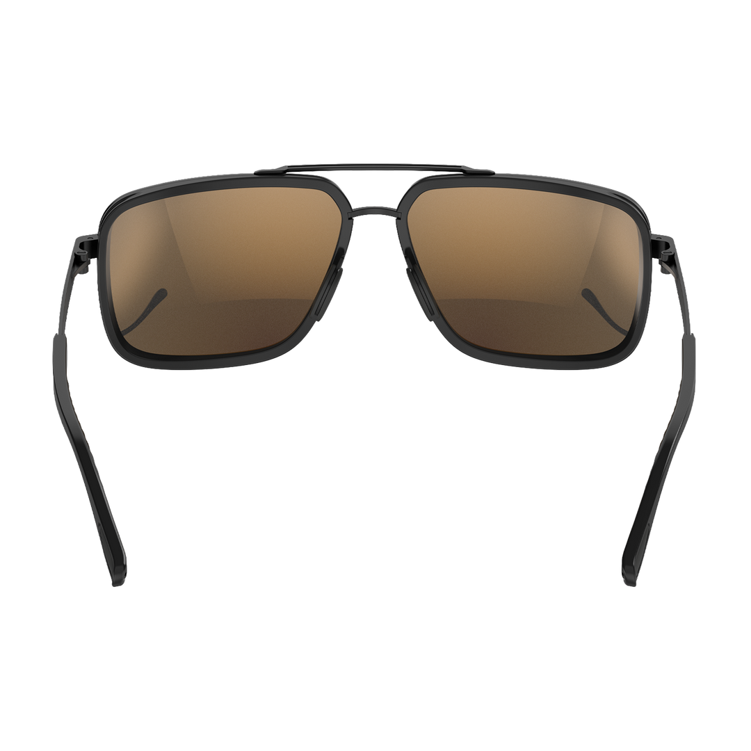 Sunglasses Dusk S144BKBRSL Black Brown Silver#color_black-brown-silver