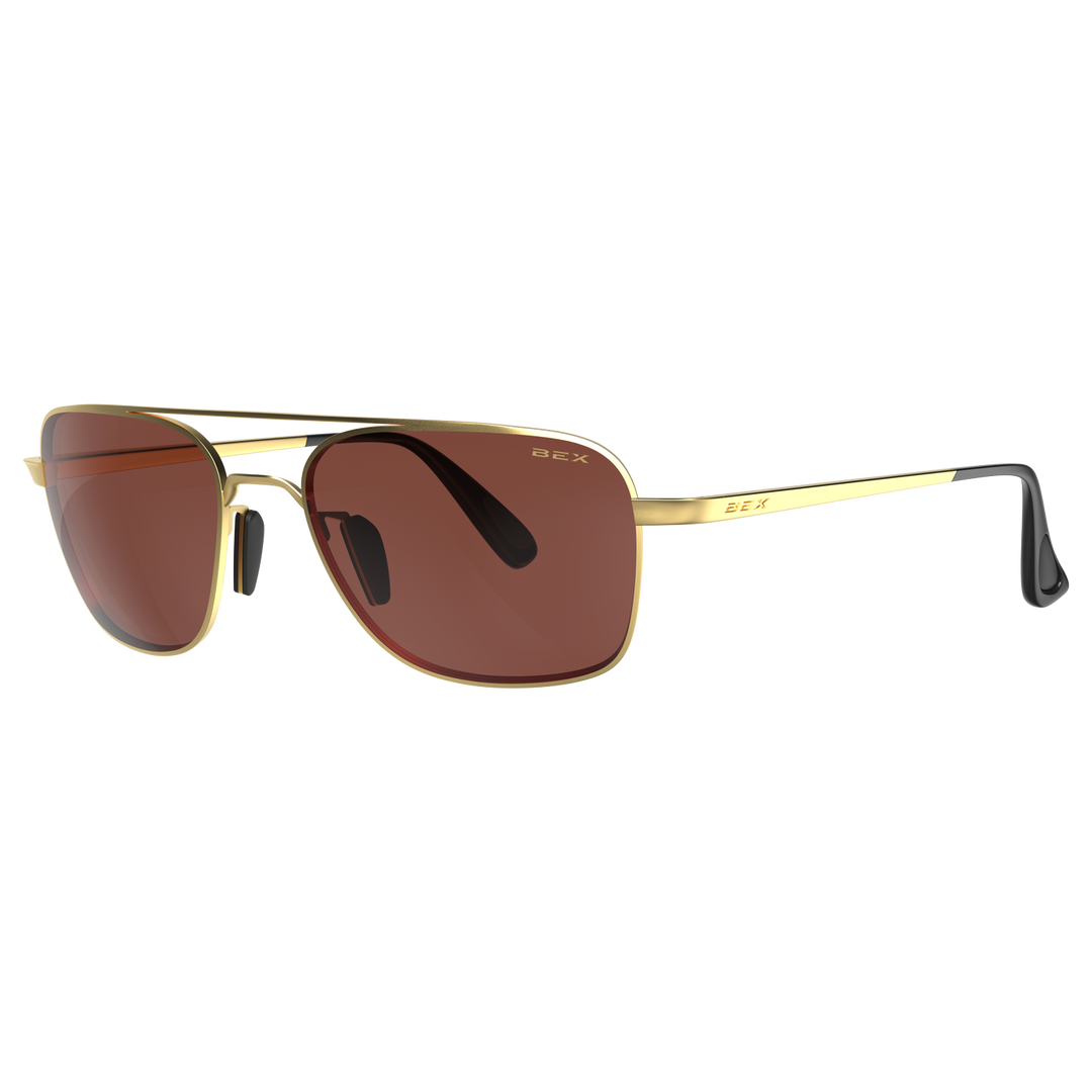 Sunglasses Mach S115MGB Matte Gold Brown#color_matte-gold-brown