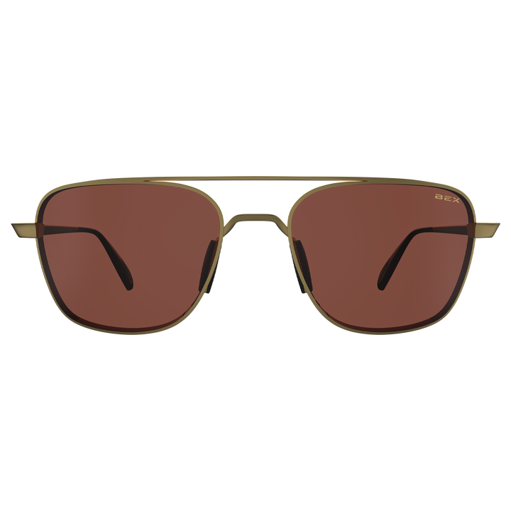 Sunglasses Mach S115MGB Matte Gold Brown#color_matte-gold-brown