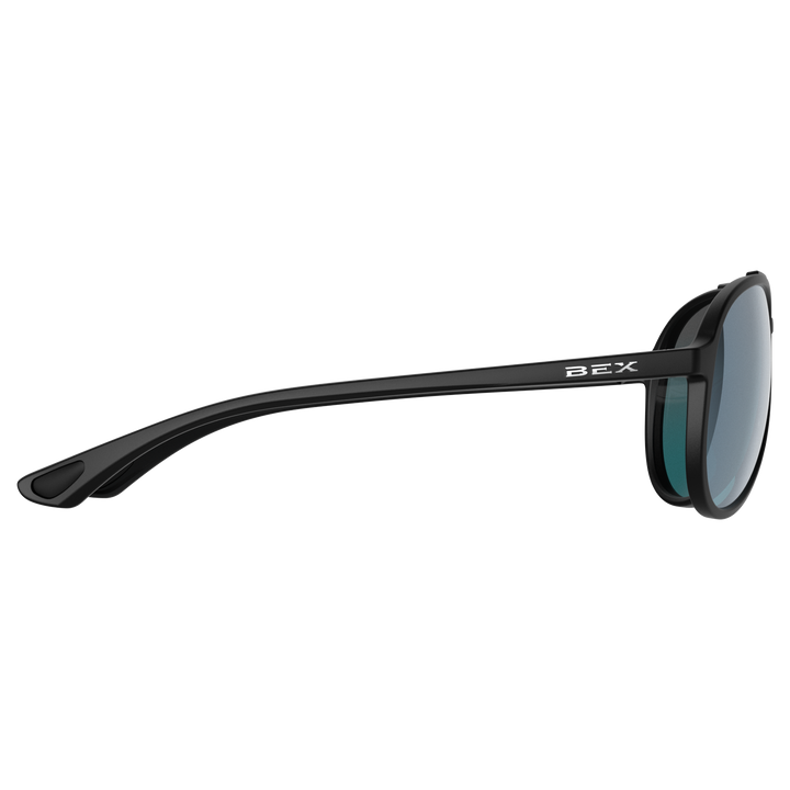 Sunglasses Wesley Lite S124BKGYBS Black Gray Blue-Silver#color_black-gray-blue-silver