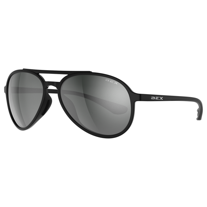 Sunglasses Wesley Lite S124BKGYSL Black Gray Silver-Silver#color_black-gray-silver