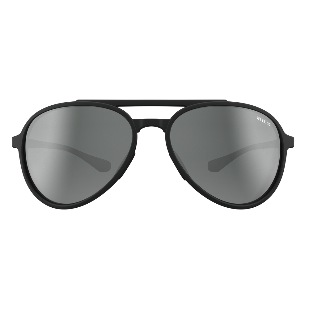 Sunglasses Wesley Lite S124BKGYSL Black Gray Silver-Silver#color_black-gray-silver
